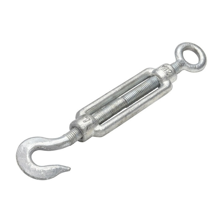 Intinzator cablu Standers, inel - carlig, otel zincat, Ø 12 mm, rezistenta max 200 kg