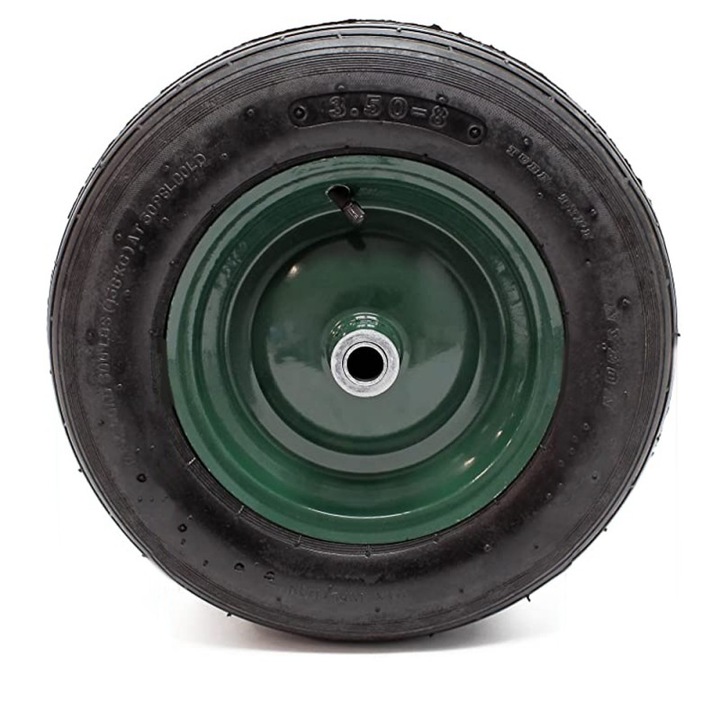 Roata pentru roaba, PROCART, pneumatica, diametru 40 cm, cauciuc si metal