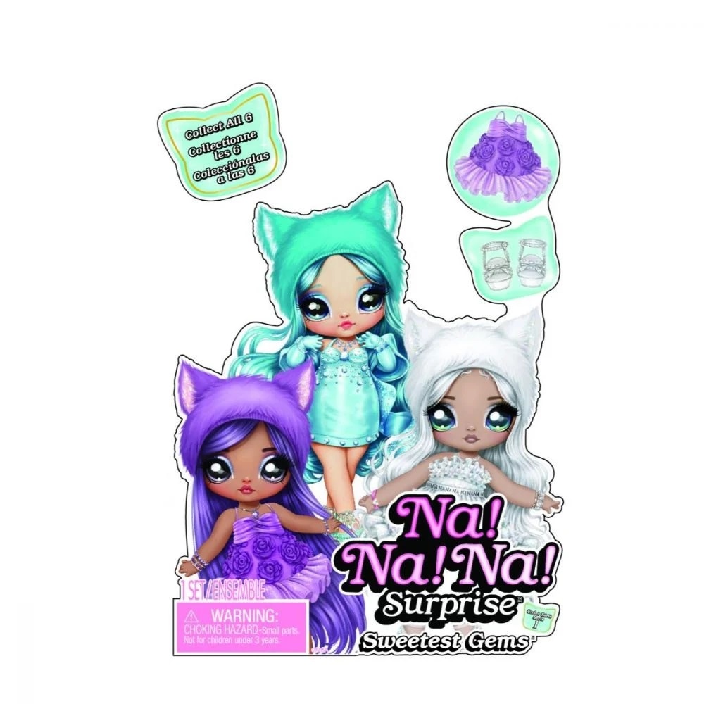 Na Na Na Surprise Sweetest Gems Series - Marina Tealstone - 19 Cm