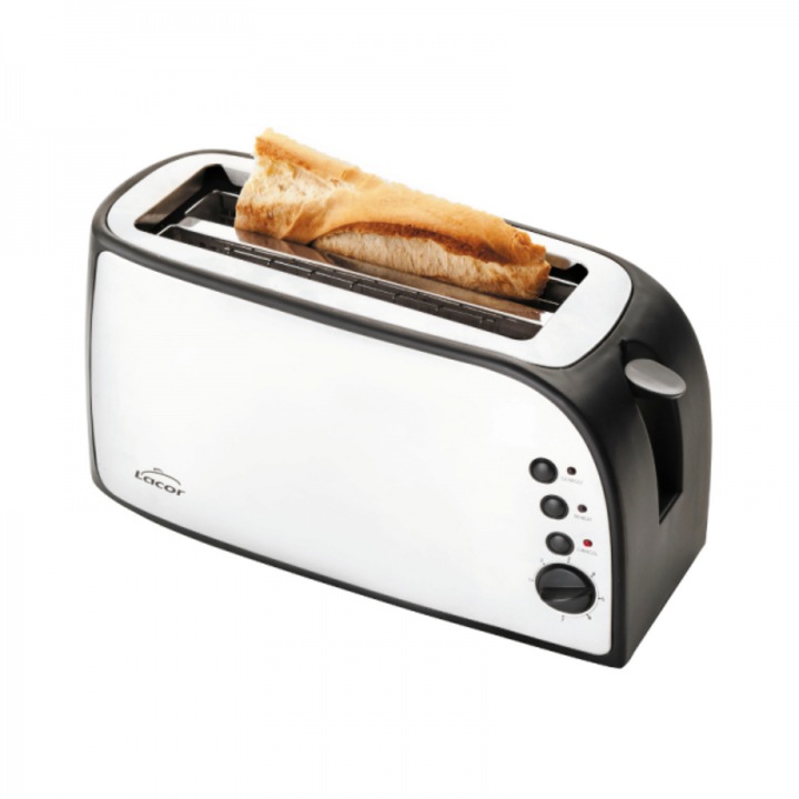 Toaster electric cu doua compartimente, Long, 1500 W
