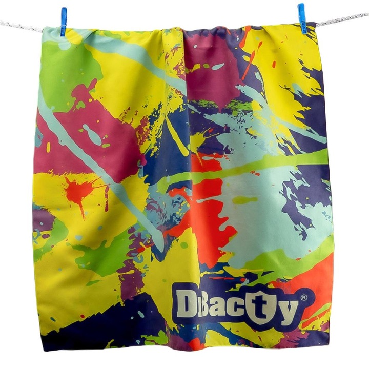 Хавлиена кърпа Dr.Bacty, Микрофибър, 70x140см, Многоцветна