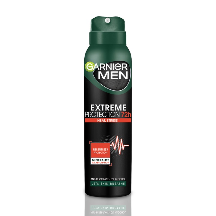 Дезодорант спрей Garnier Mineral Extreme, Против изпотяване, За мъже, 150 мл