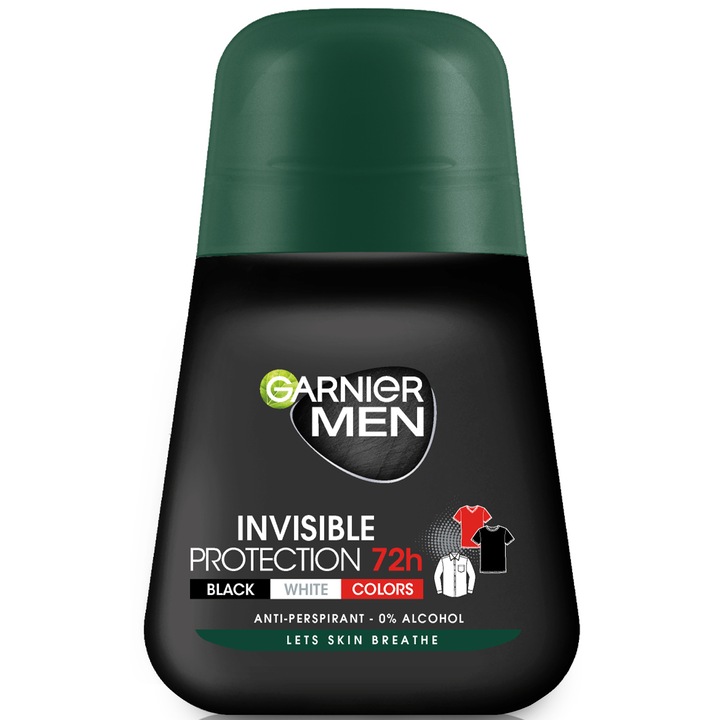 Deodorant antiperspirant rollon Garnier Mineral Invisible pentru