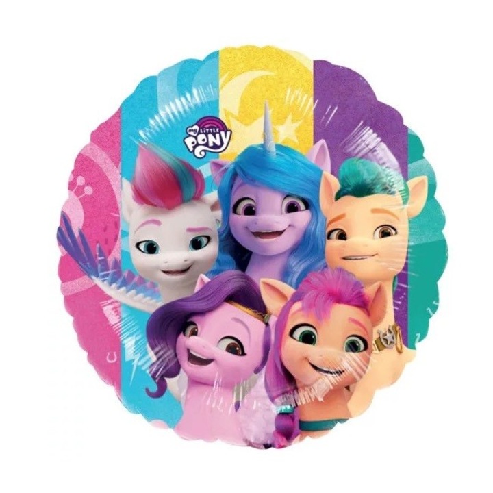 Балон My little pony, Amscan, Алуминиево фолио, 43 см, Многоцветен
