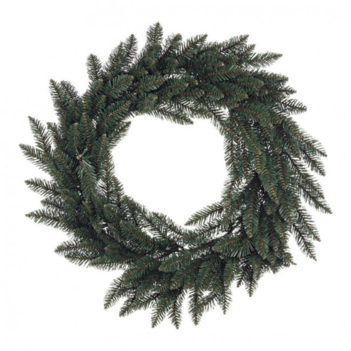 Coronita brad artificial verde Oregon 75 cm