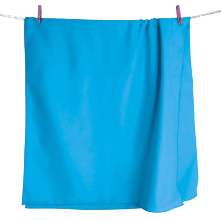 Антибактериална фитнес кърпа Dr.Bacty, микрофибър, 70x140 см, синя