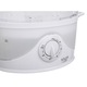 Aparat de gatit cu aburi Adler, Turbo Steam, timer 60 min, 800W, 9L, Alb