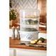 Aparat de gatit cu aburi Adler, Turbo Steam, timer 60 min, 800W, 9L, Alb