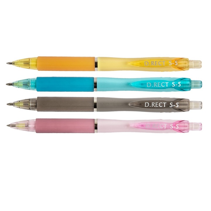 Set 12 creioane mecanice, D.Rect, 0.5mm, Multicolor