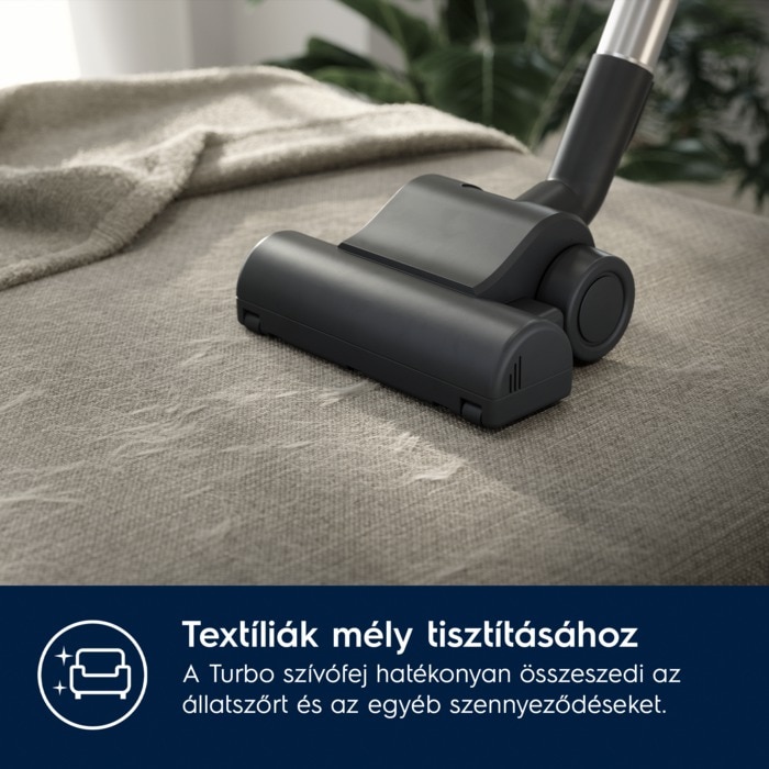 Aspirator cu sac Electrolux Hygienic 600 EB61H6SW, 850W, capacitate sac 3.5L, nivel de zgomot 73 dB, alb