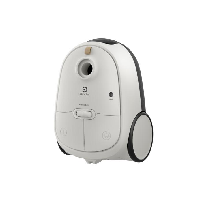 Aspirator cu sac Electrolux Hygienic 600 EB61H6SW, 850W, capacitate sac 3.5L, nivel de zgomot 73 dB, alb