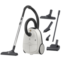 Aspirator cu sac Electrolux Hygienic 600 EB61H6SW, 850W, capacitate sac 3.5L, nivel de zgomot 73 dB, alb