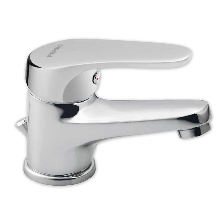 Baterie lavoar, monocomanda, crom, 11,8 cm x 10,3 cm