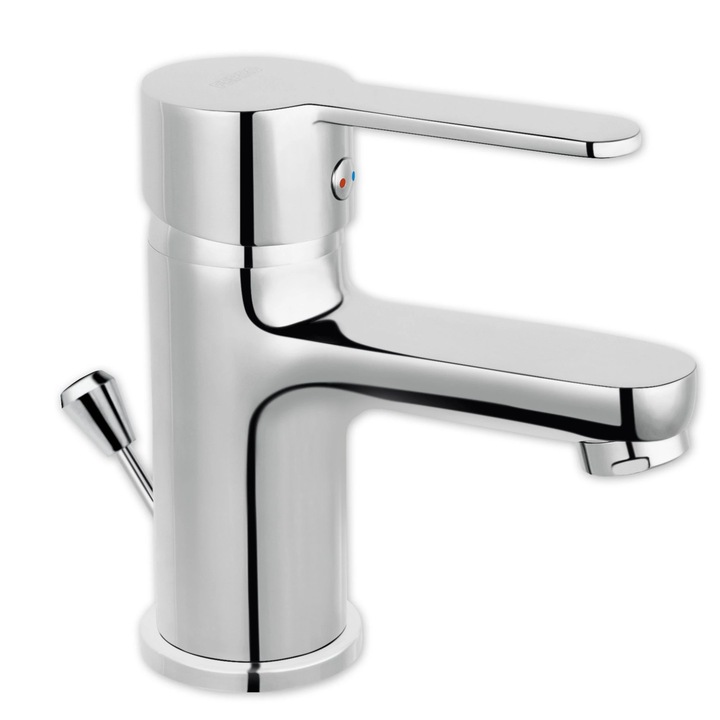 Baterie lavoar Rubio, monocomanda, 13.1 x 9.1 cm, crom