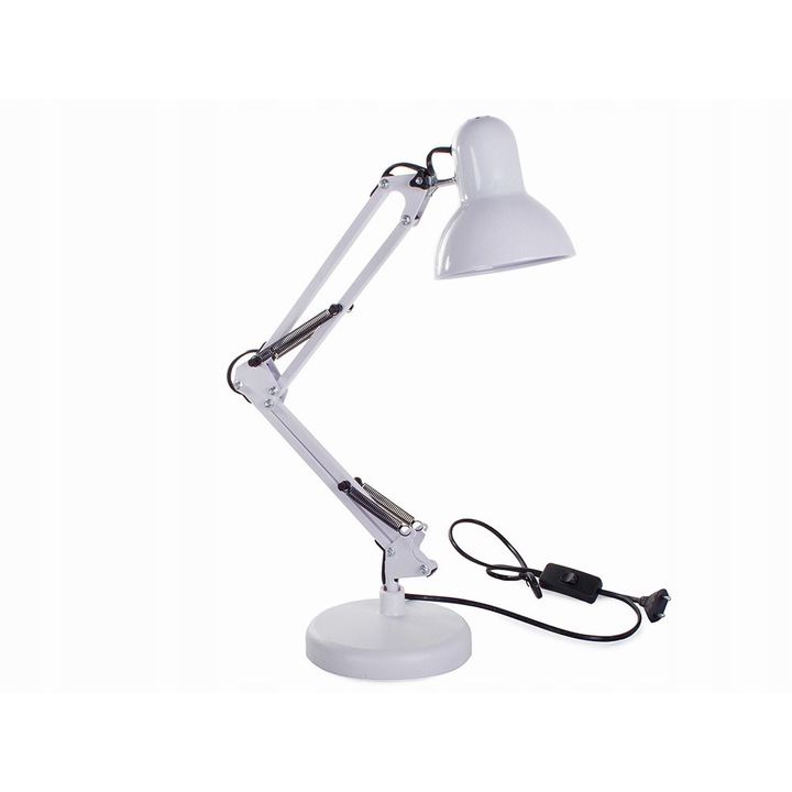 Lampa de biurou Verk Group, E27, 40W, Alb