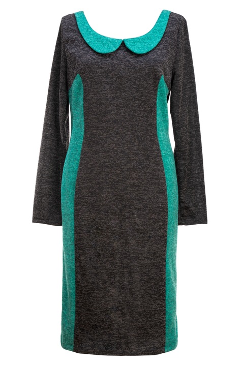 Rochie dama R38, Negru antracit