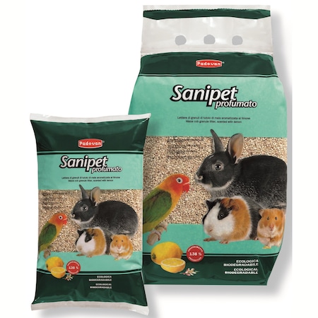 Asternut igienic pentru pasari si rozatoare Sanipet, parfumat, 10 L