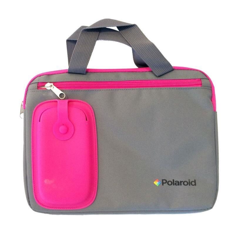 Husa tableta POLAROID, Roz/gri, 10.5