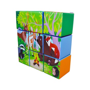 Set cuburi gigant puzzle Kinderfun Soft Play Set cuburi gigant puzzle Kinderfun Soft Play