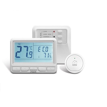 Termostat POER Smart cu control vocal Google Home si Alexa prin internet Termostat POER Smart cu control vocal Google Home si Alexa prin internet