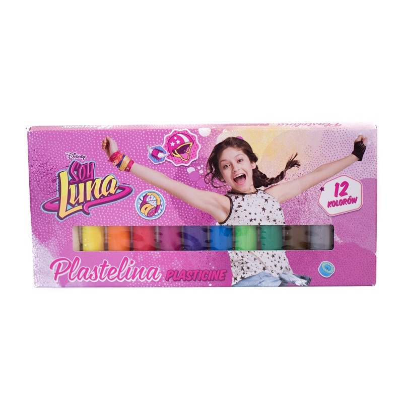 Plastilina 12 culori, Soy Luna