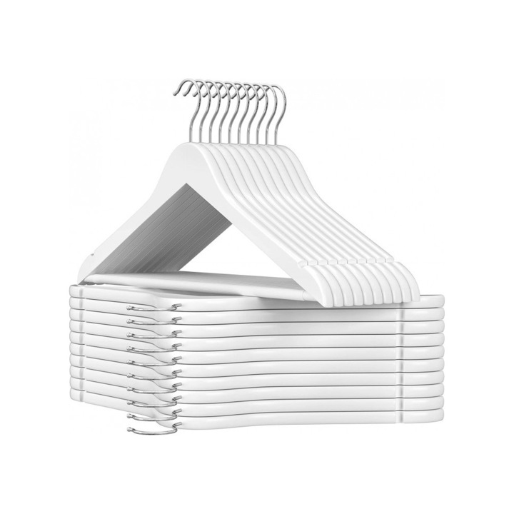 Set 20 umerase White Line, lemn, 44.5 x 1.2 x H 23.5 cm