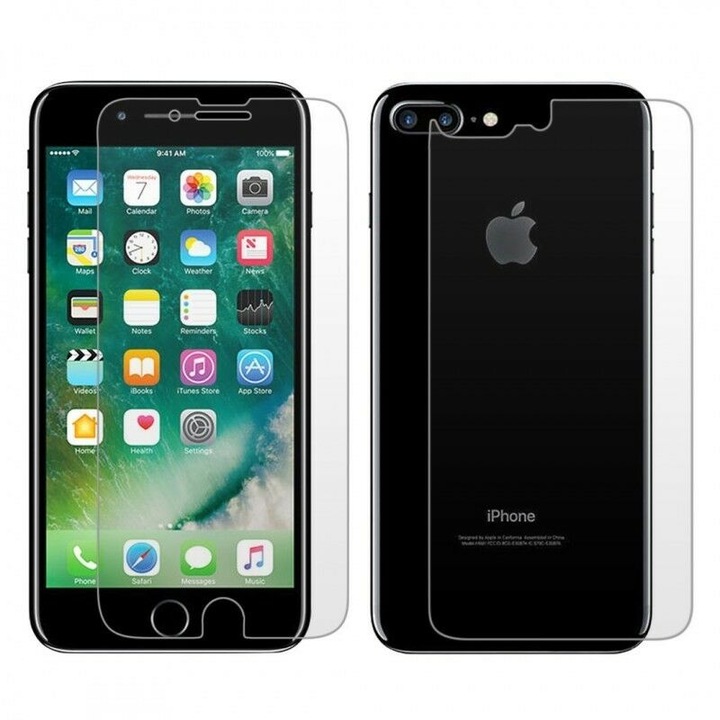 Elülső Hátsó védőfólia iPhone 7/8 Plus készülékhez, Regenerálható, Karcmentes, Ujjlenyomat-mentes, Teljes burkolat