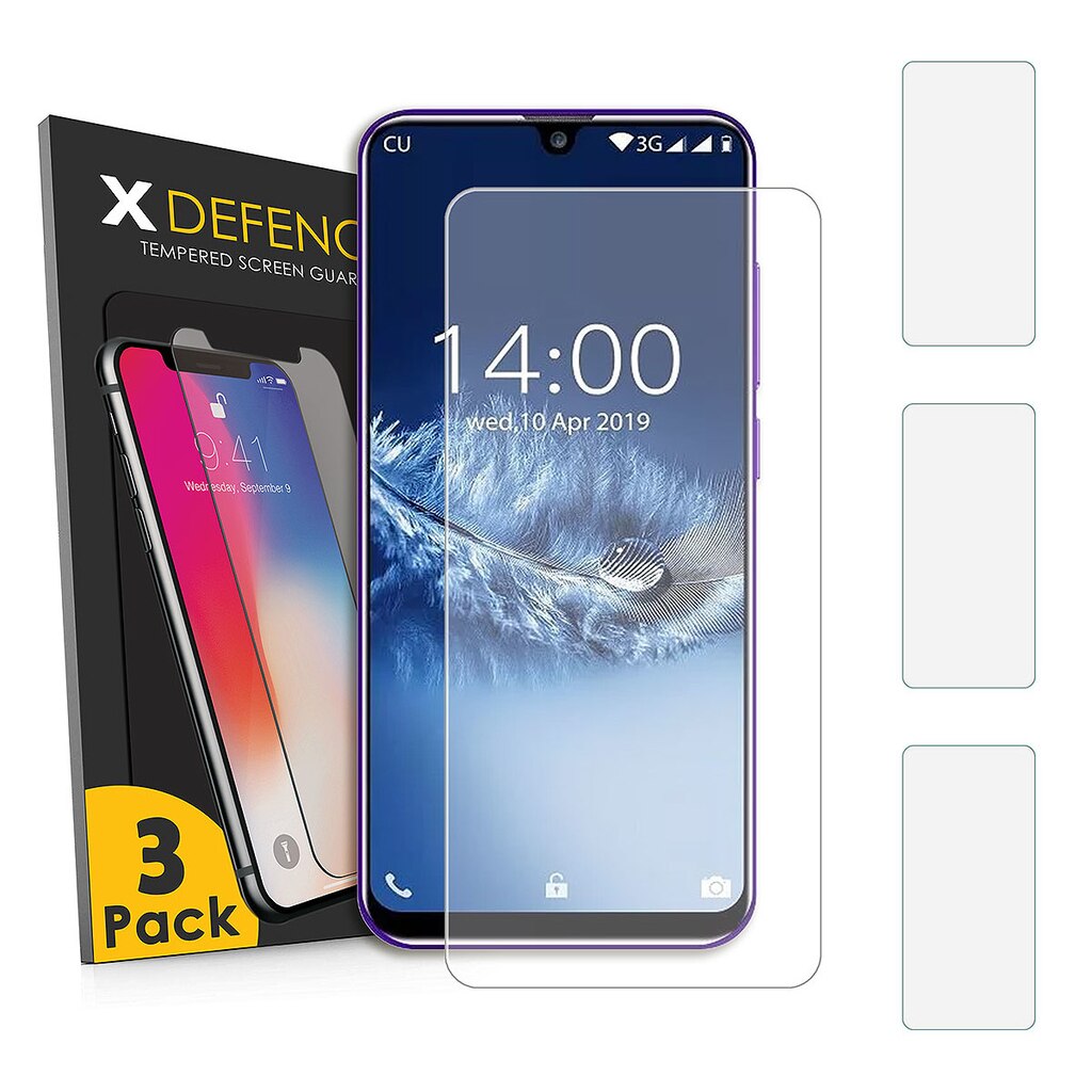 Brotect Pellicola Protettiva In Vetro Ibrido AirGlass Per Oukitel C16 Pro – Durezza 9H, Chiara, Made In Germany
