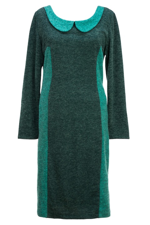 Rochie dama R35, Verde inchis