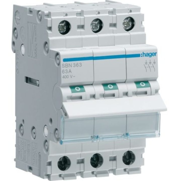 Separator SBN363, 63A, 3P, Hager