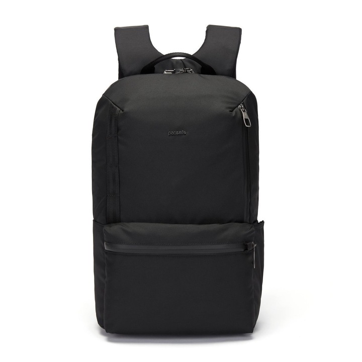 Lopásgátló hátizsák, Pacsafe Metrosafe X 20L, Poliészter, Fekete