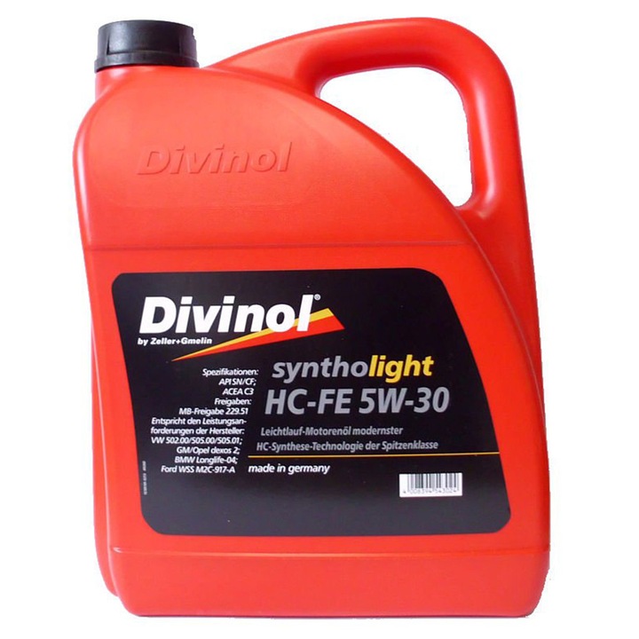 Ulei motor HC-FE 5W-30 - DIVINOL SYNTHOLIGHT, 5 LITRI