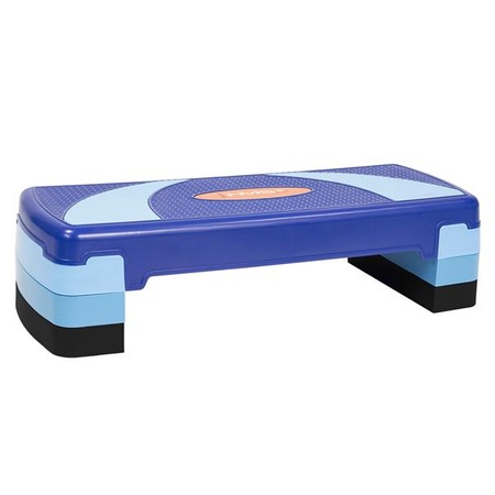 Stepper aerobic HMS AS004, ajustabil 3 treptate, albastru reducere Emag