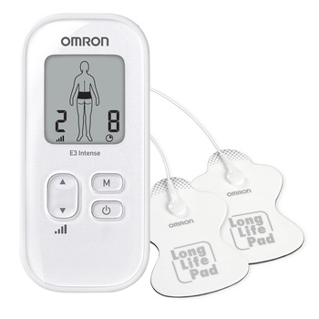 Aparat pentru terapira durerii Omron E3, 2 pad-uri, Intensitate reglabila, 9 moduri, Timer, Alb Aparat pentru terapira durerii Omron E3, 2 pad-uri, Intensitate reglabila, 9 moduri, Timer, Alb