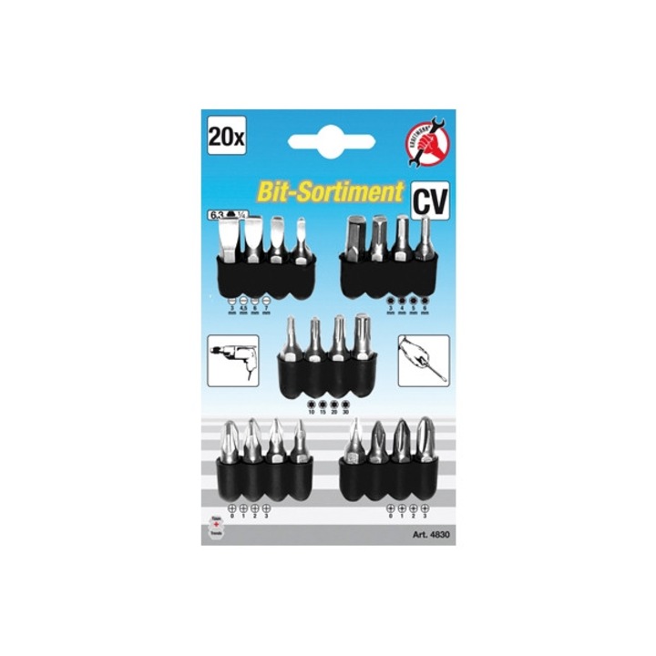 Set Varfuri BGS 1/4, 20 Buc