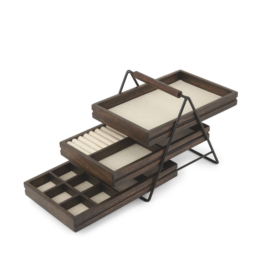 Organizer bijuterii Umbra Terrace, 3 sertare captusite