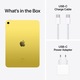 Apple iPad 10 (2022), 10.9 ", 256GB, Wifi, Yellow