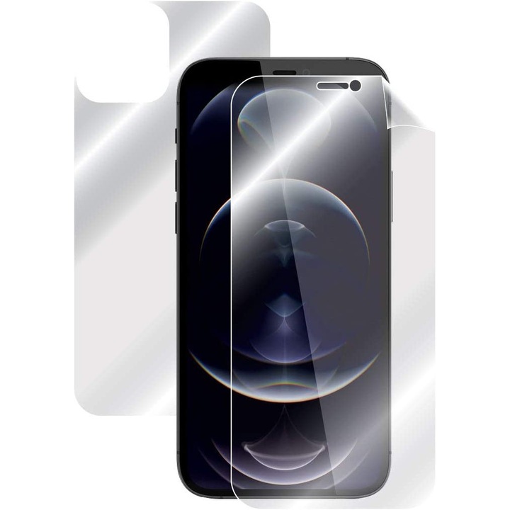 Протектор а iPhone 12, Против пръстови отпечатъци, Пълно покритие