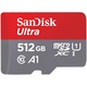 Card de memorie SanDisk Ultra microSDXC, 512GB , 150MB/s, A1, Class 10, UHS-I, SD Adapter