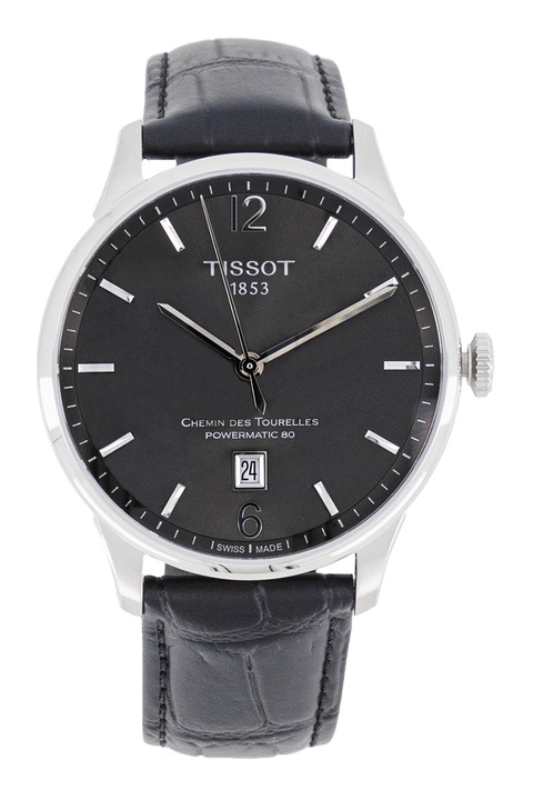 Tissot, Автоматичен часовник от неръждаема стомана, Сребрист, Тъмносин