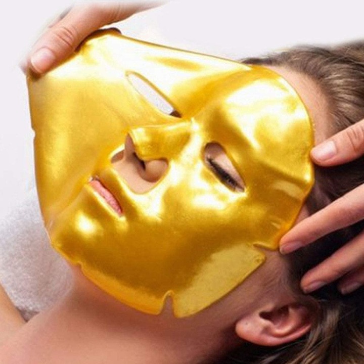 Masca Colagen, Gold Mask, pentru Fata, impotriva Ridurilor, Cearcanelor