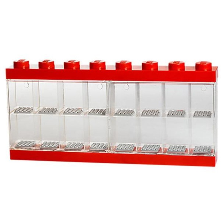 Cutie rosie pentru 16 minifigurine