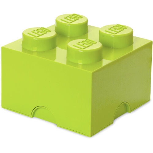 Cutie depozitare LEGO 2x2 verde deschis, Room Copenhagen