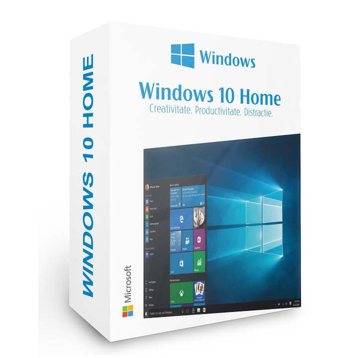 Microsoft Windows 10 Home pe stick USB, 32/64 bit, toate limbile, retail