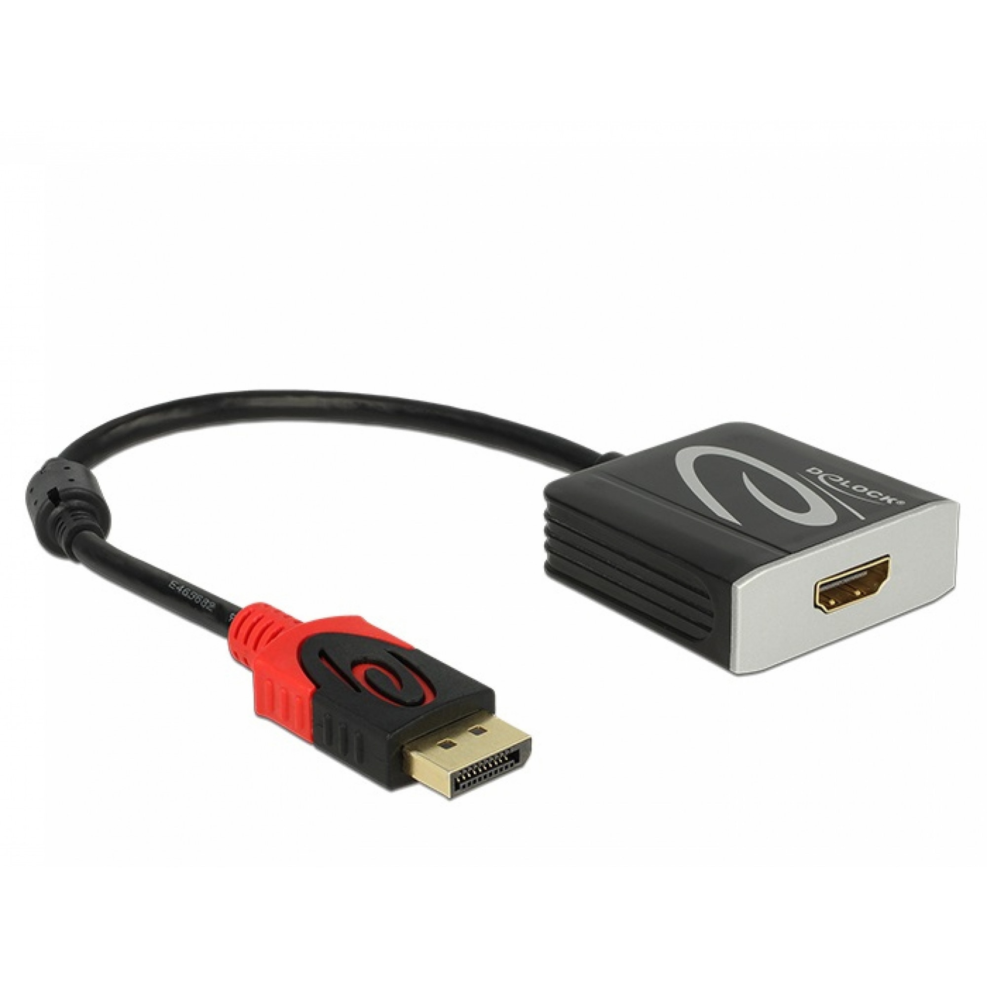 Adaptor Displayport 1.2 la HDMI T-M 4K 60 Hz Activ, Delock 62734