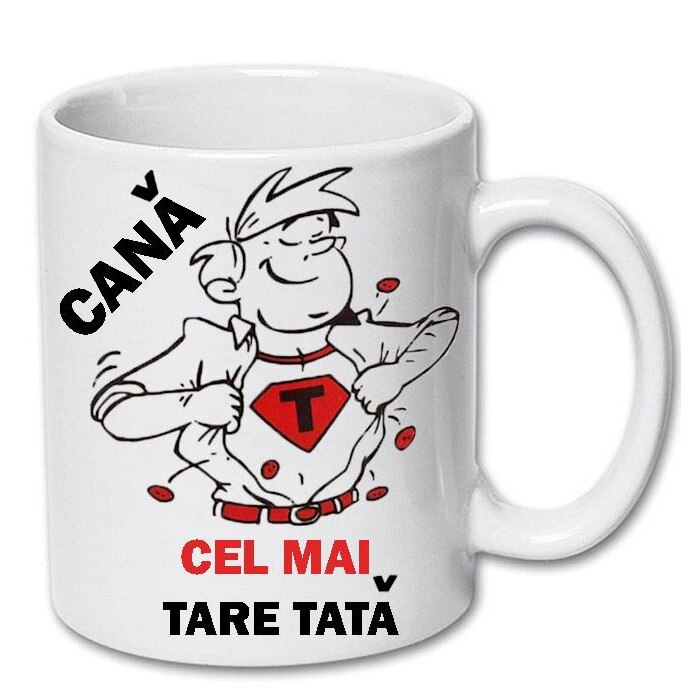 Cana personalizata cu mesaj 