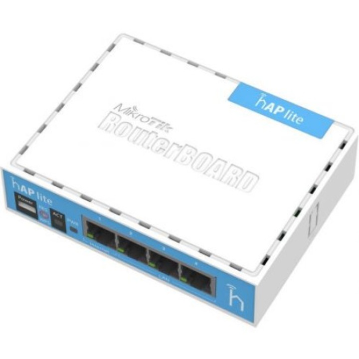 Hozzáférési pont, Mikrotik RB941-2nD Classic hAP lite, Access Point, Ideális készülék lakásába, házába vagy irodájába