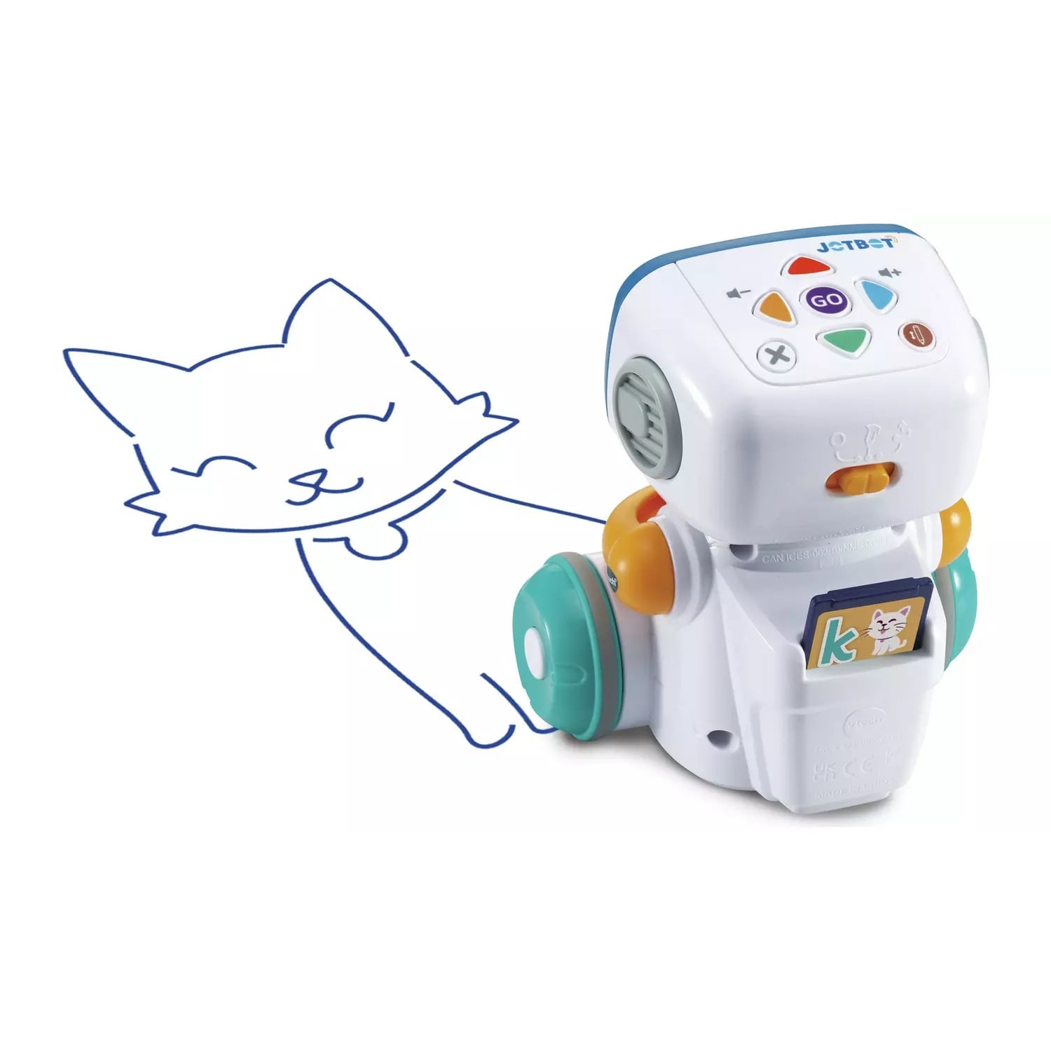 Интерактивна играчка, Vtech, Умният робот за рисуване, 30 х 25 см - eMAG.bg