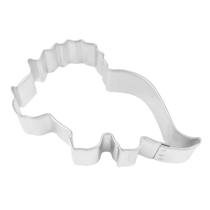 Forma biscuiti dinozaur Triceratops 10.8 cm, din metal, Anniversary House