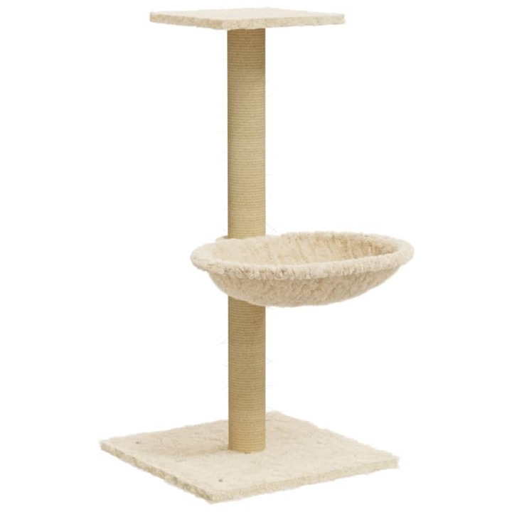 ansamblu de joaca pentru pisici din funie de sisal vidaxl crem 74 cm imagen 38_1_
6